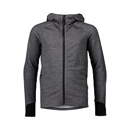 POC mikina s kapucí MERINO ZIP HOOD Sylvanite Grey